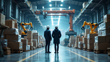 Obraz premium Future of Automation in Warehousing