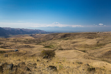 View of Mount Ararat and Armenian Highland