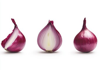 Fototapeta premium Fresh Red Onion Slices