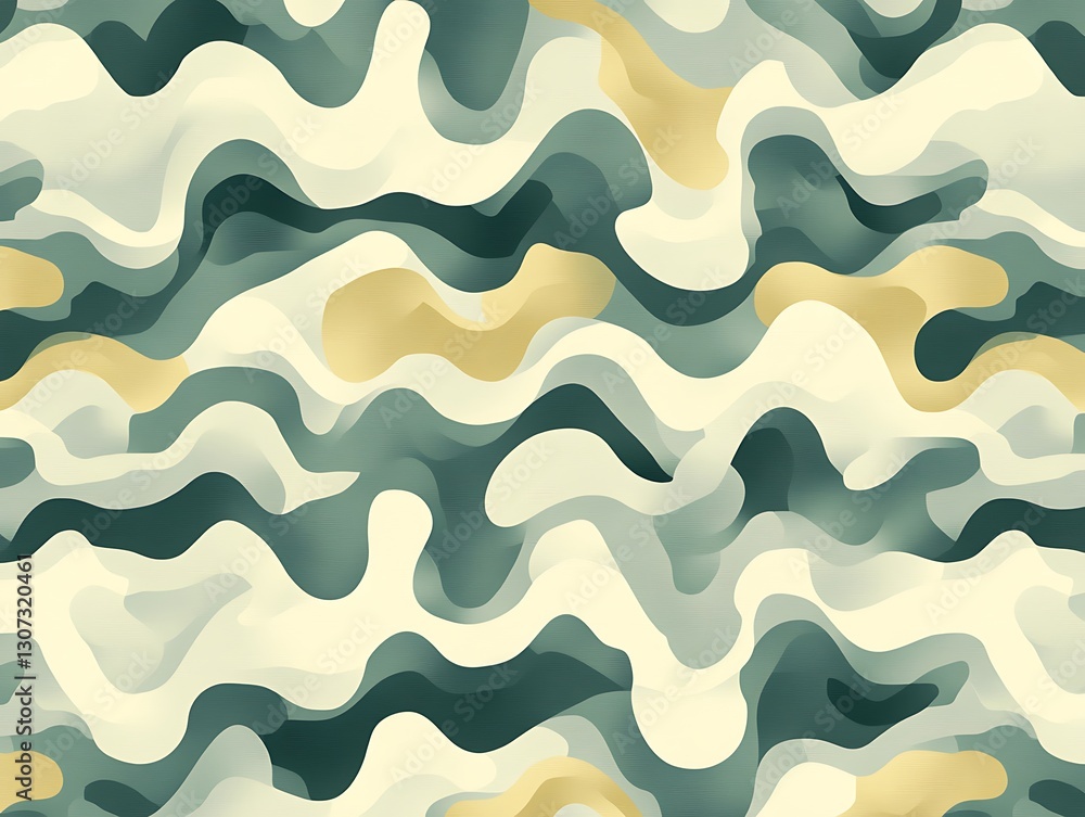 Poster seamless backdrop displaying an abstract artistic and curvy shapes
