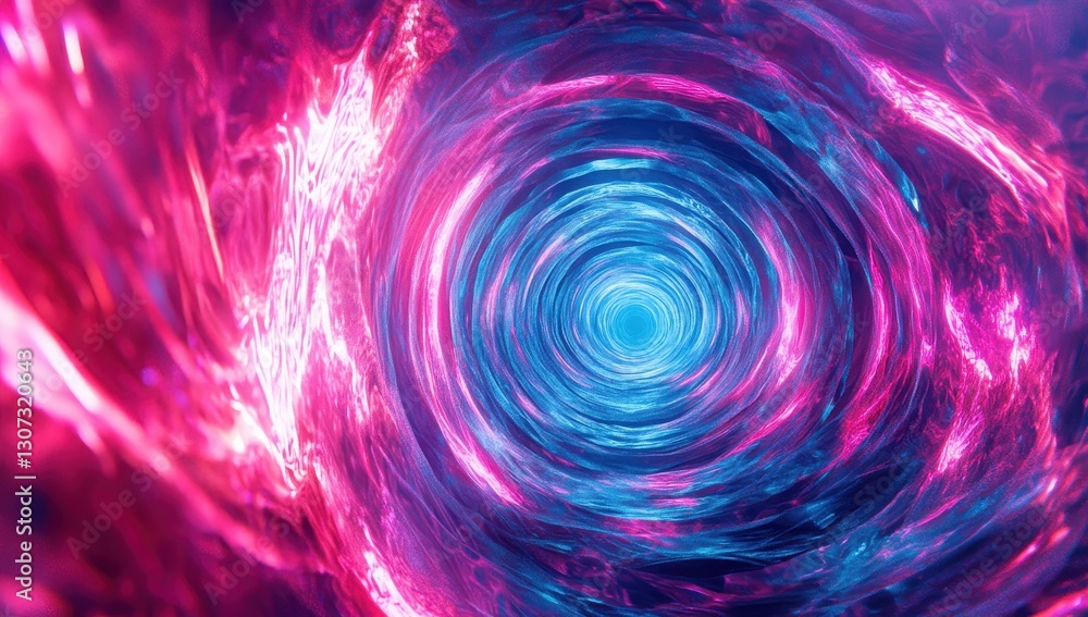 Poster swirling spiral of colorful light in motion creating a hypnotic and vibrant abstract background for 