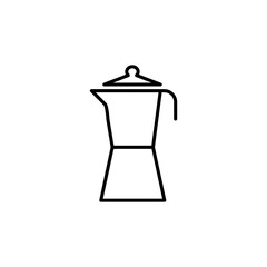 Moka Pot line icon
