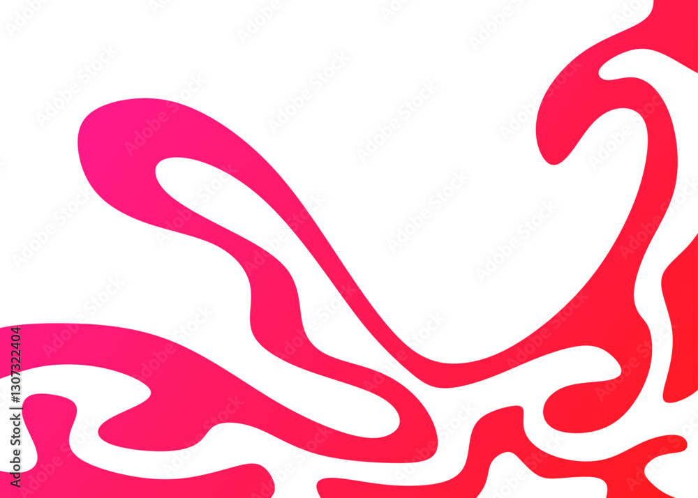 Poster abstract background with wavy line pattern and with some copy space area