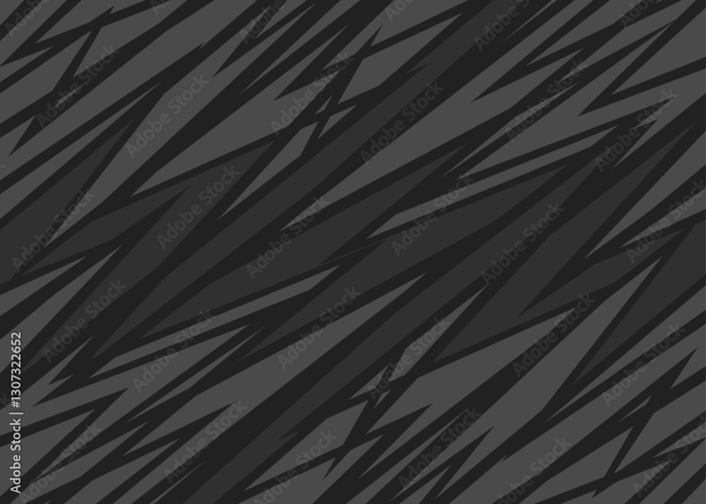Poster abstract background with seamless diagonal rough jagged lines pattern