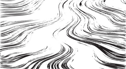 Fototapeta premium Vector brush sroke texture. Distressed uneven grunge background. Abstract distressed vector illustration. Overlay over any design to create interesting effect and depth. Black isolated on white. EPS10