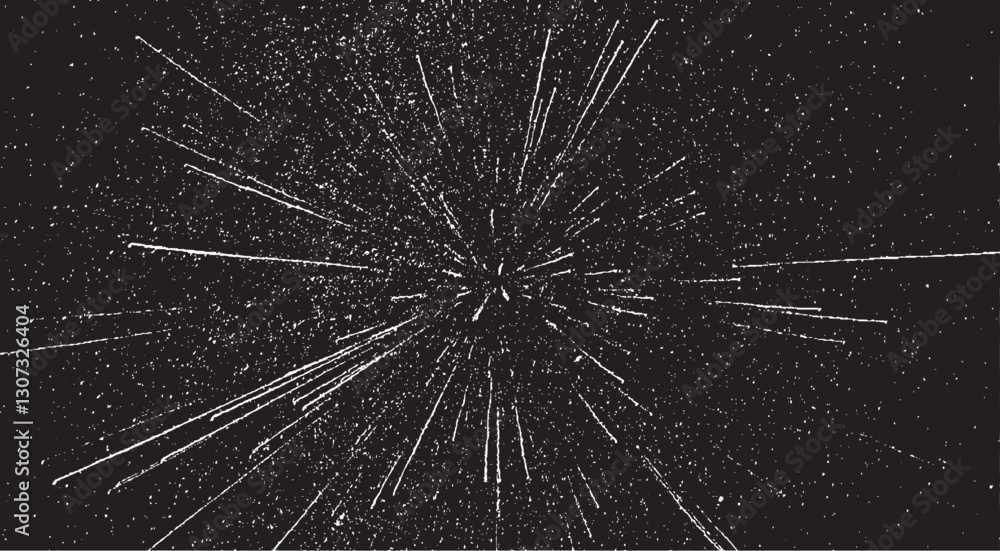 Poster circular starburst explosion texture. distressed uneven grunge background. abstract vector illustrat