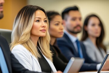 Diverse Team Engaged In A Brainstorming Session