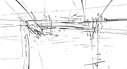 Scratched Grunge Urban Background Texture Vector. Dust Overlay Distress Grainy Grungy Effect. Distressed Backdrop Vector Illustration. Isolated Black on White Background. EPS 10.