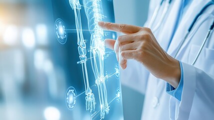 Digital Analysis Of Human Spine And Skeleton