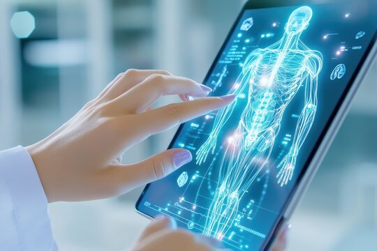 Holographic Human Body Interaction In Medicine