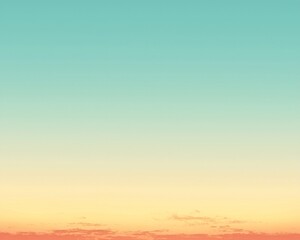 Pastel sunset sky gradient