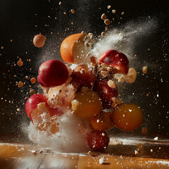 exploding fruits