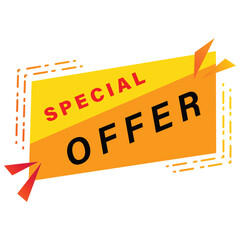 Special Offer Logo symbol tag business logo badge