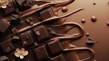 chocolate graphic design 