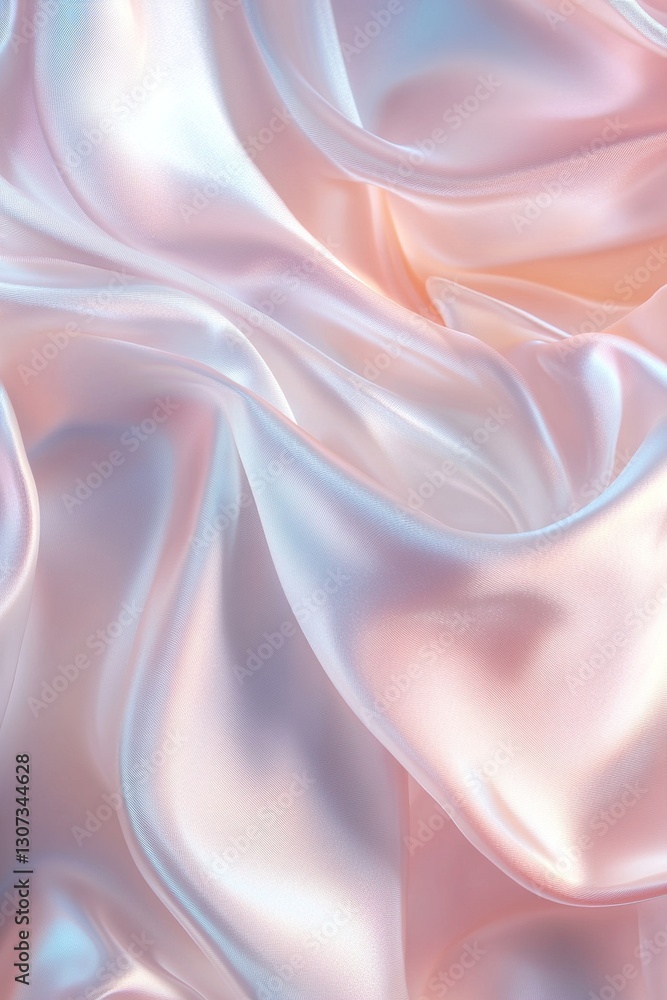 Poster this background showcases a luxurious iridescent pastel gradient with soft golden pearlescence, deli
