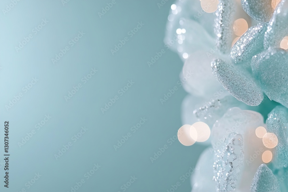 Poster softly blurred glowing bokeh lights create a serene atmosphere in this luxury abstract background sh
