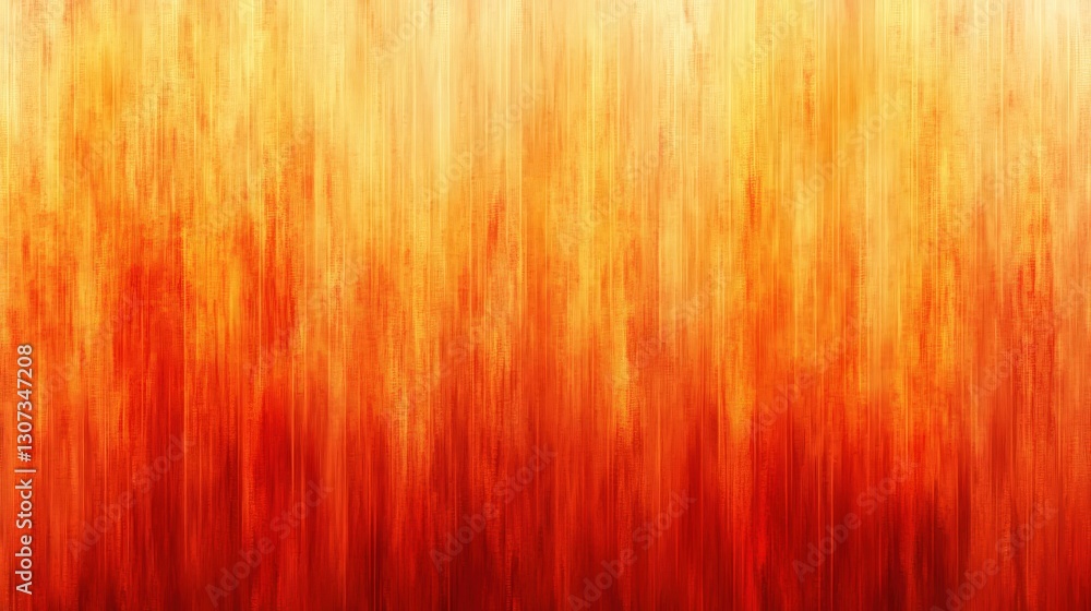 Poster abstract textured background of vertical orange red and yellow lines creating warm energy