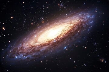 Fototapeta premium the modern space of space in the starry sky