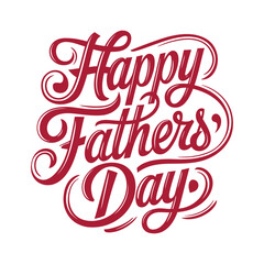 Happy Father's Day vector logo design, abstract Father's Day with love vector logo.