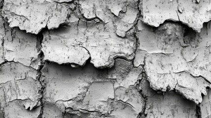 Obraz premium Close up view of a weathered tree bark surface