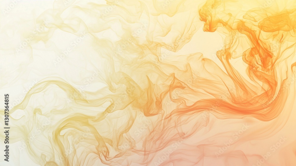 Poster abstract image featuring flowing colors in a light display