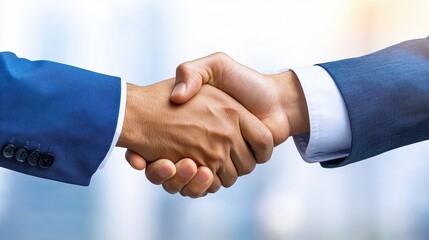 Unity In Professionalism With Hands Shaking Today