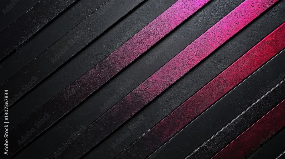 Poster diagonal dark and bright colored stripes create an abstract design