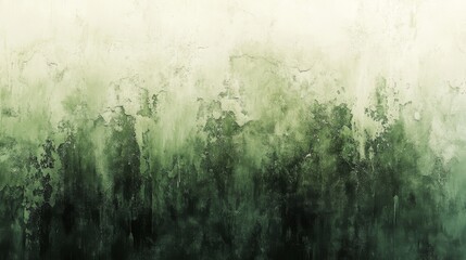 Abstract green and white gradient texture depicting aged wall surface