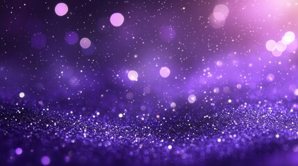 Obraz premium Abstract purple glitter bokeh background