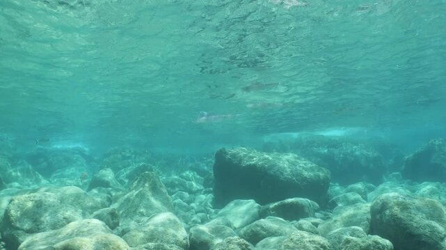 sun beams sun rays sun shine underwater nice light slow moving at the  bottom reflections relaxing ocean scenery 