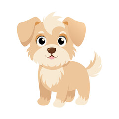Obraz premium a cute baby of dog isolated on a transparent background
