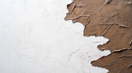 Naklejka premium Abstract Brown and White Textured Background