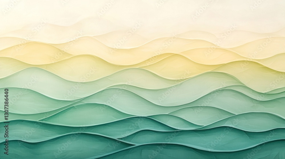 Poster abstract background of layered wavy gradients in multiple beautiful colors