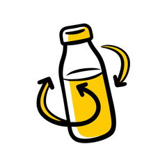 Refillable Icon Vector Illustration