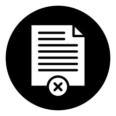  Delete File Circle Icon