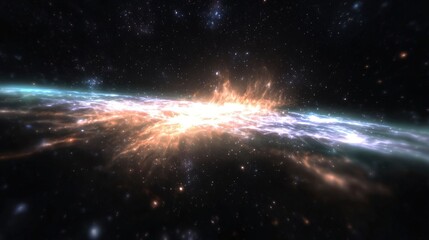 Fototapeta premium Cosmic Nebula Explosion