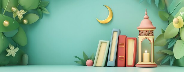 Eid Mubarak colorful luxury Islamic background with decorative ornament, eid Mubarak social media post design.