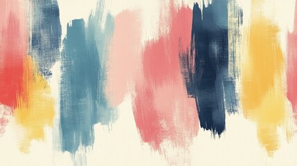 Colorful paint brush strokes create a modern abstract artistic background design