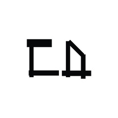 CD monogram logo design letter text name symbol monochrome logotype alphabet character simple logo