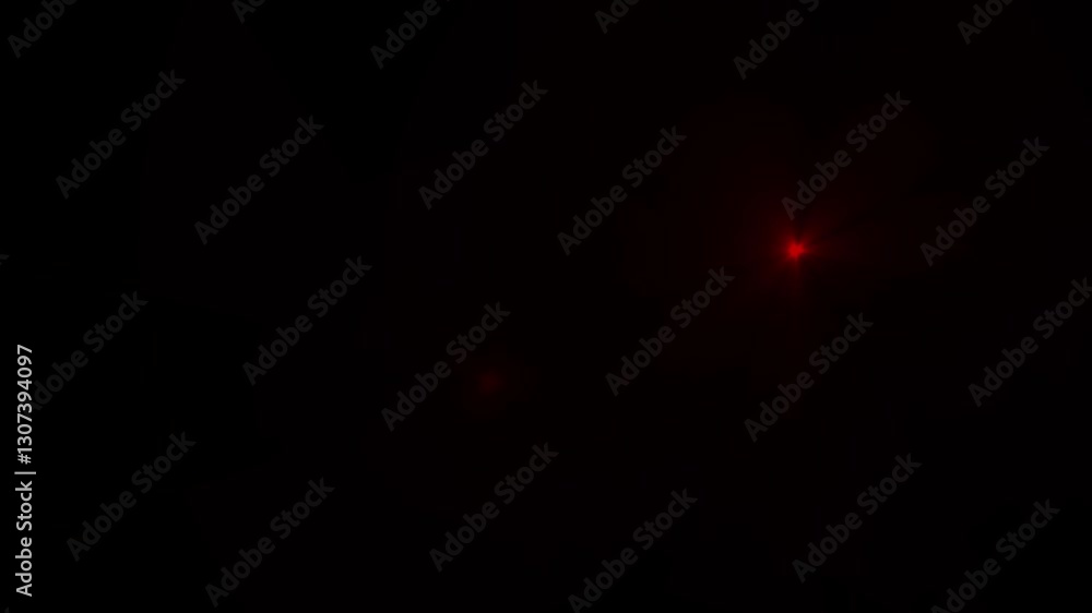 Aufkleber dynamic light rays loop center flickering glow colorful star optical flare light animation. optical 