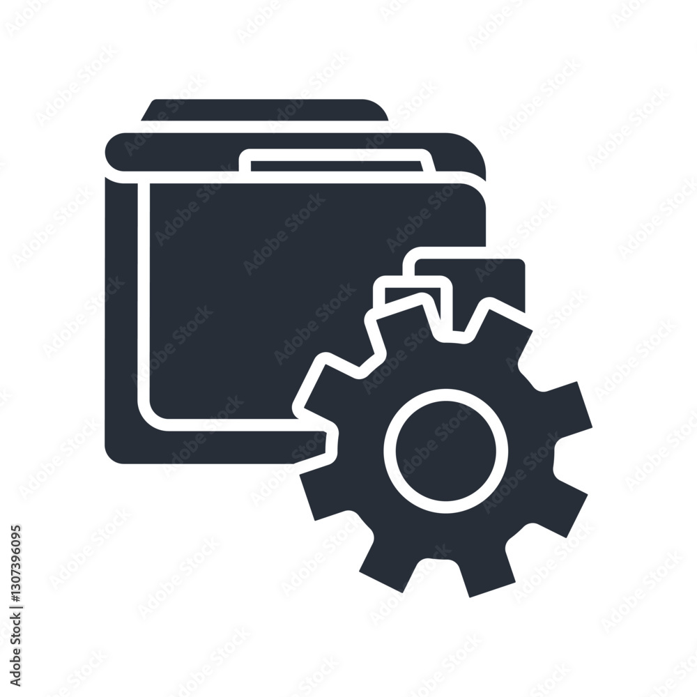 Poster setting icon. vector.editable stroke.linear style sign for use web design,logo.symbol illustration.