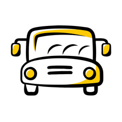 school bus Icon Vector Illustration