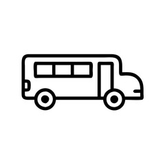 school bus Icon Vector Illustration