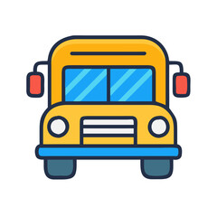 school bus Icon Vector Illustration