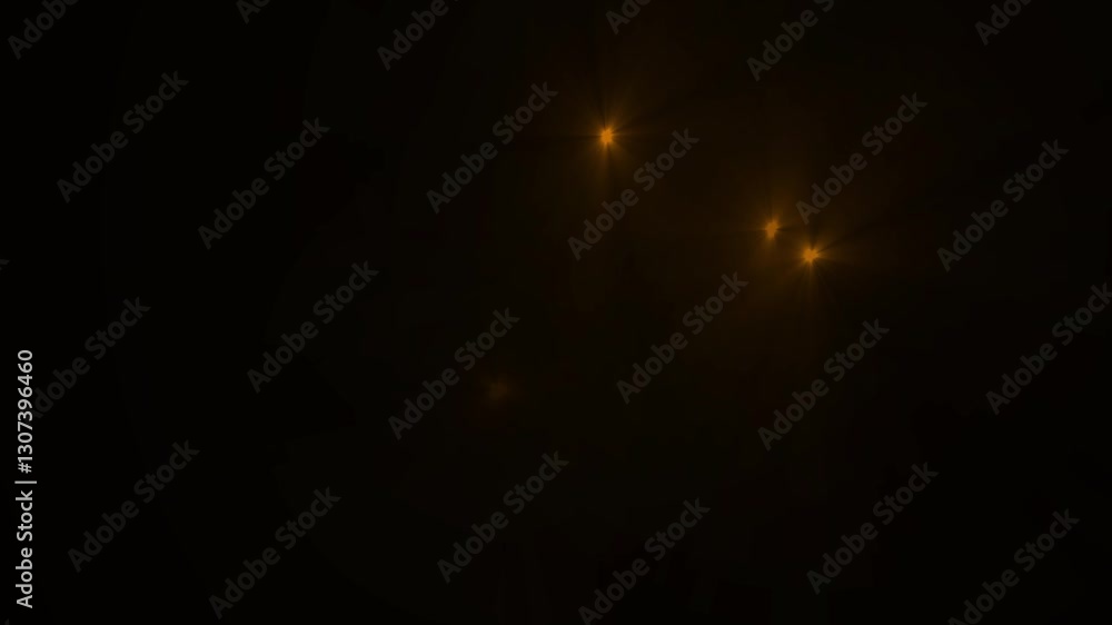 Aufkleber dynamic light rays loop center flickering glow colorful star optical flare light animation. optical 