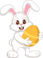 Easter Bunny with Glowing Egg