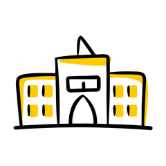 school Icon Vector Illustration