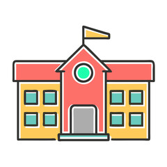 school Icon Vector Illustration