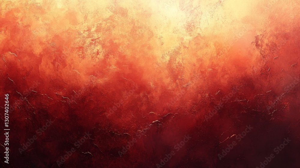 Poster an abstract textured background featuring gradient colors of orange and red
