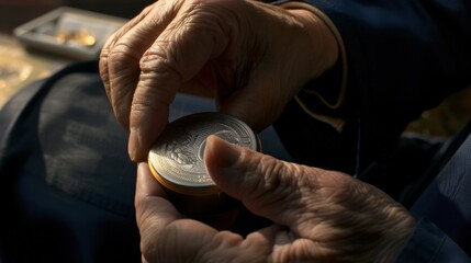 Intricate Engraving Patterns on Traditional Watch Case Back